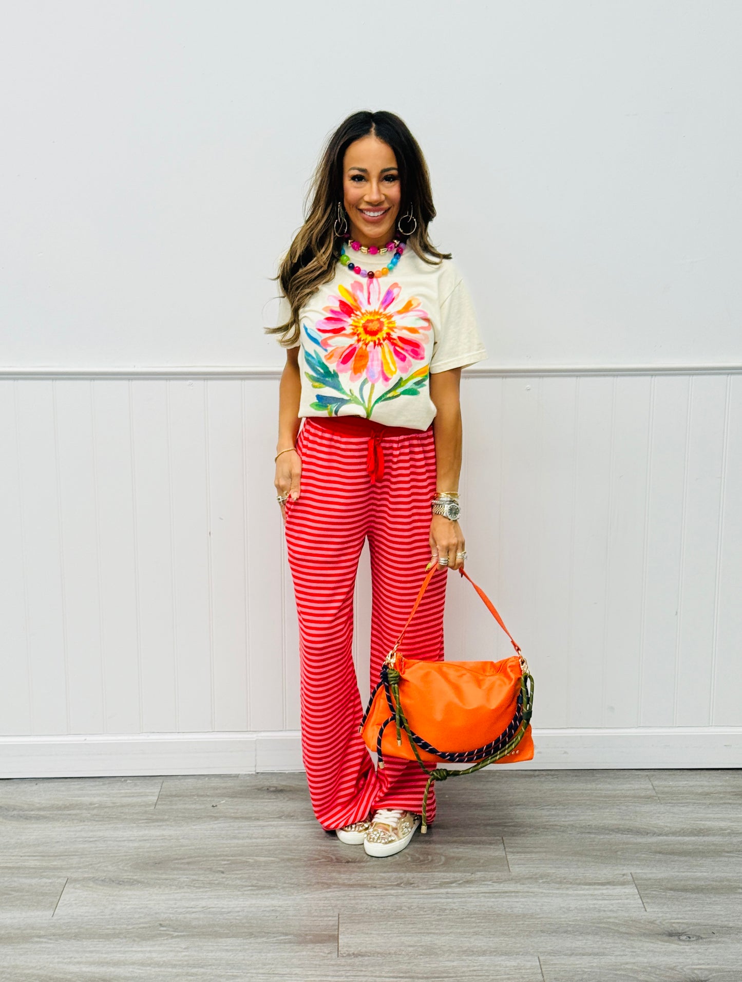 Cozy Striped Lounge Pants (Reg & Plus) - 6 Colors