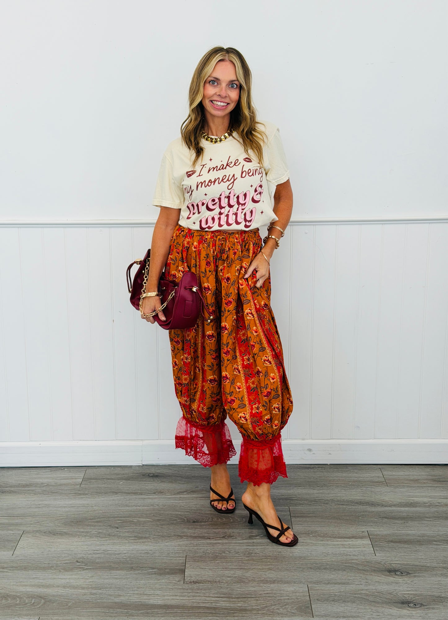 Pretty & Witty Graphic Tee (Reg. and Plus)
