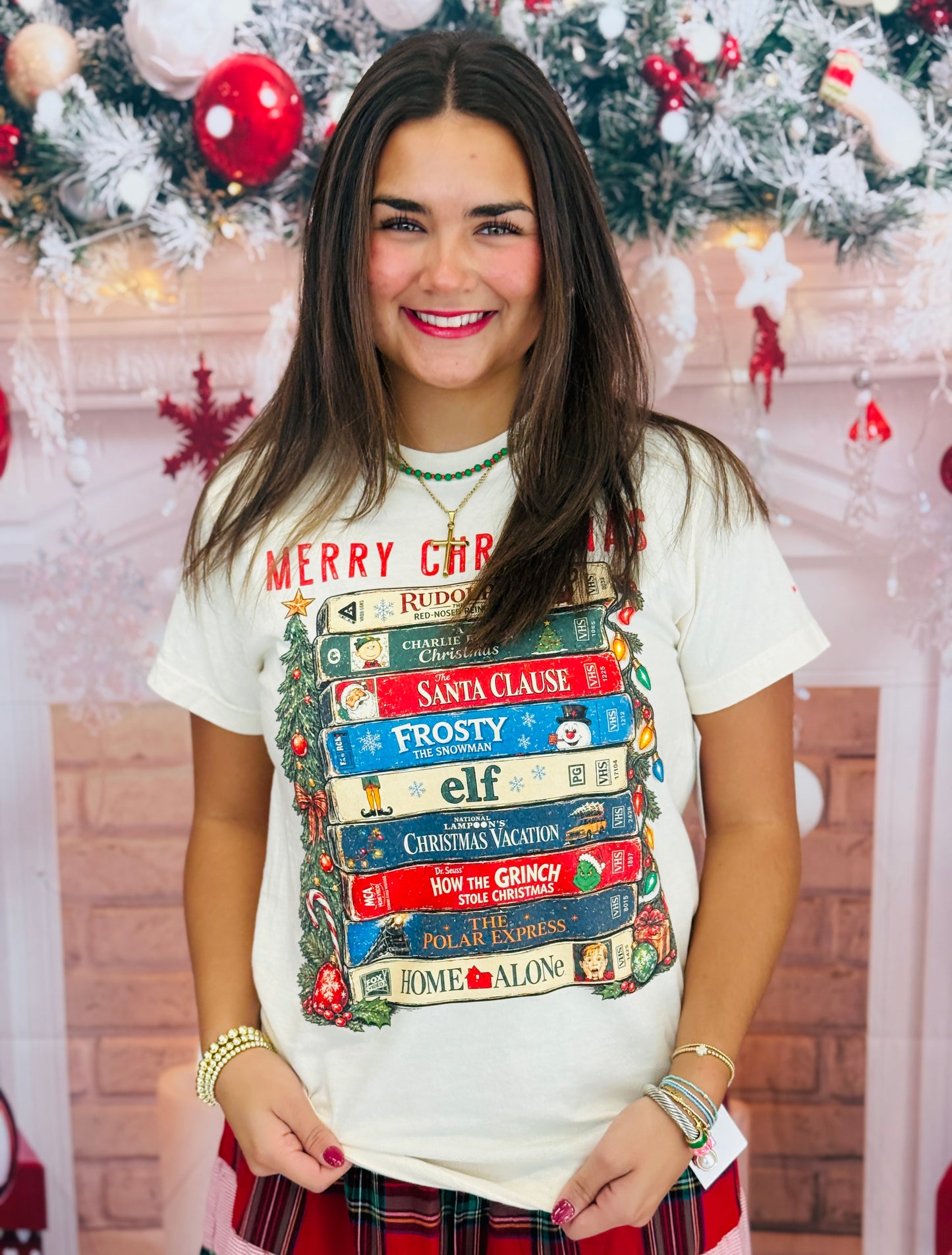 Christmas Movie Marathon Graphic Tee (Reg. and Plus)