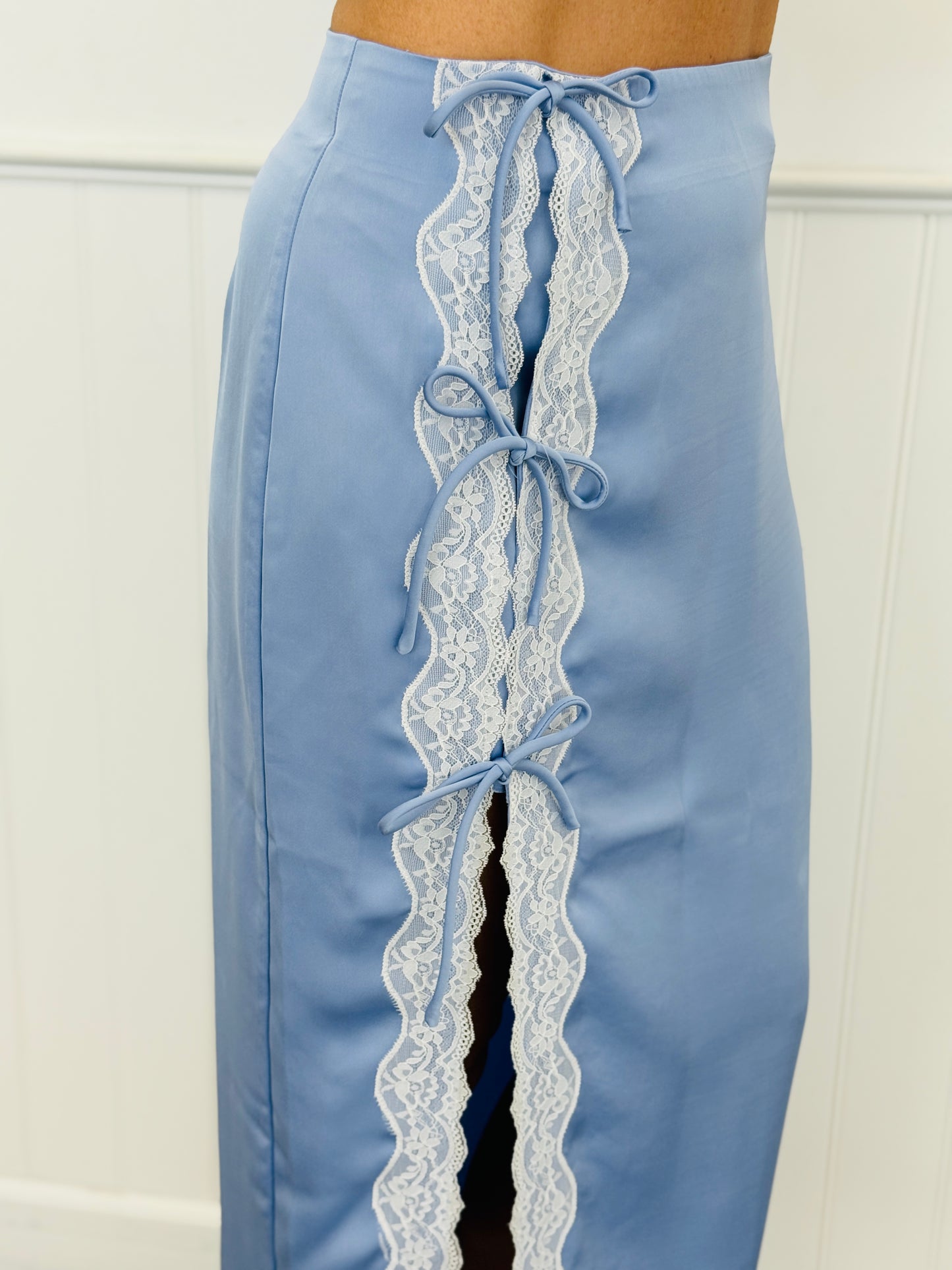Blue Vintage Lace Cami & Skirt Set (Reg.)