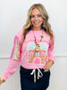 Pink Feeling Festive Sequin Sweatshirt (Reg. and Plus)