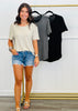 Sparkly Lurex Tunic Top (Reg. & Plus)- 3 Colors