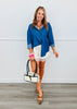 Champagne Satin Lace Trim Shorts (Reg. and Plus)