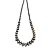 Navajo Pearl Disk and Turquoise Necklace (3 lengths)