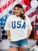 Ivory USA Ribbed Relaxed Top (Reg. & Plus)