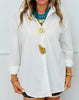 Multi Gold Detail Button Up Top (Reg.)