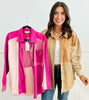 Color Block Suede Western Top (Reg & Plus) - 2 Colors