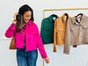 Faux Suede Jacket (Reg.)-4 Colors