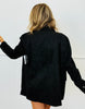 Black Fringe Detail Blazer (Reg.)