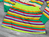 Queen Of Sparkles Rainbow Striped Knit Skirt (Reg. and Plus)
