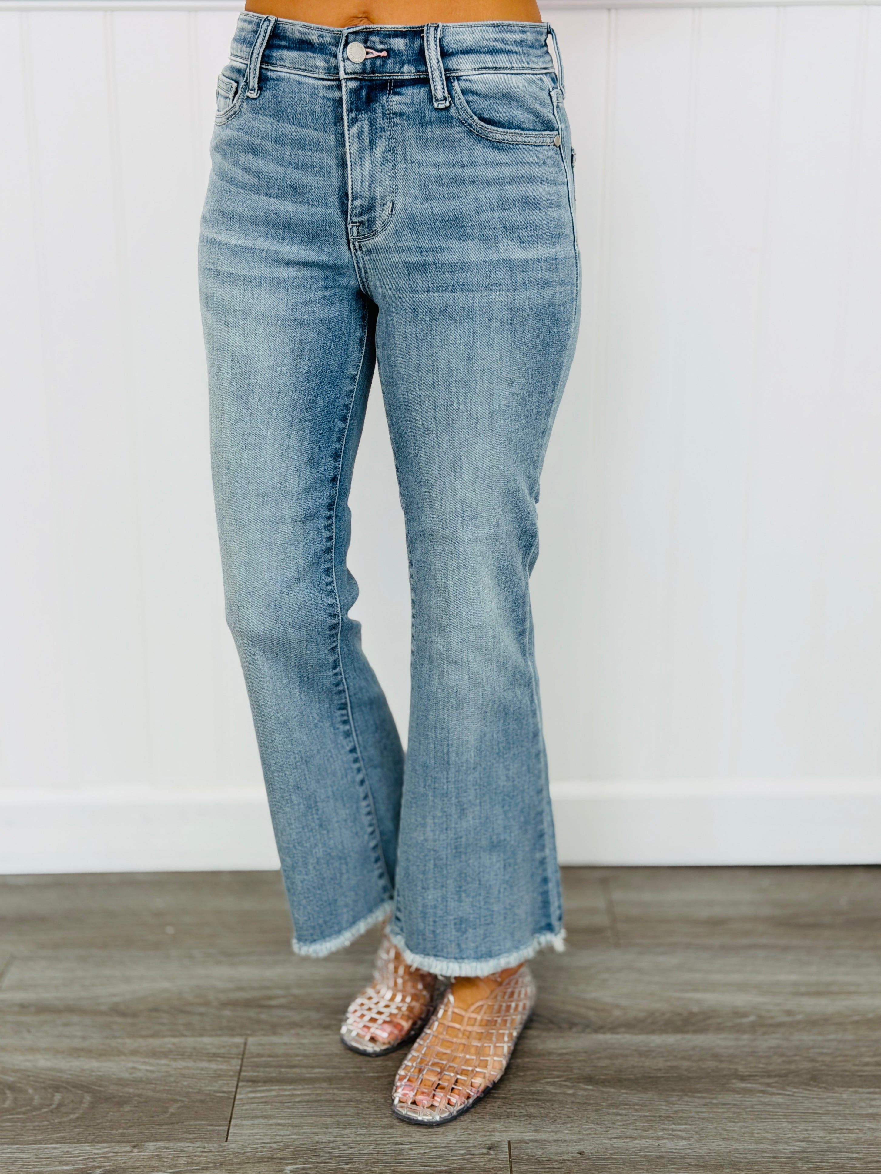 Judy Blue Kennedy Kick Flare Jeans (Reg. and Plus) – Walker Rose