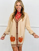 Thankful Plaid Long Sleeve Mesh Top (Reg. and Plus)