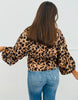 Brown Leopard Zip Up Jacket (Reg.)