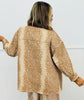 Camel Denim Deer Print Jacket (Reg.)