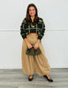 Mocha Mousse Pleated Balloon Pants (Reg & Plus)