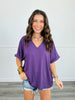 Elegant Solid Collared Top (Reg. & Plus)- 5 Colors