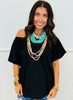 Cotton Slub Boat Neck Tee (Reg.)-8 Colors