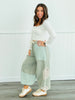 POL Dried Matcha Lace Patch Jogger Pants (Reg)