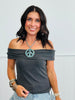 Strapless Ribbed Knit Fold Over Top (Reg.)-4 Colors