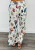 Multi Sea Print Wide Leg Pants (Reg.)