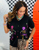 Dancing Skeletons Short Sleeve Cardigan (Reg. and Plus)