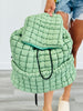 Sage Quilted Backpack
