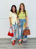 Crochet Lace Trim Button Up Knit Top (Reg & Plus) - 2 Colors