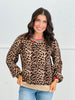 Multi Banded Leopard Print Sweatshirt (Reg & Plus)