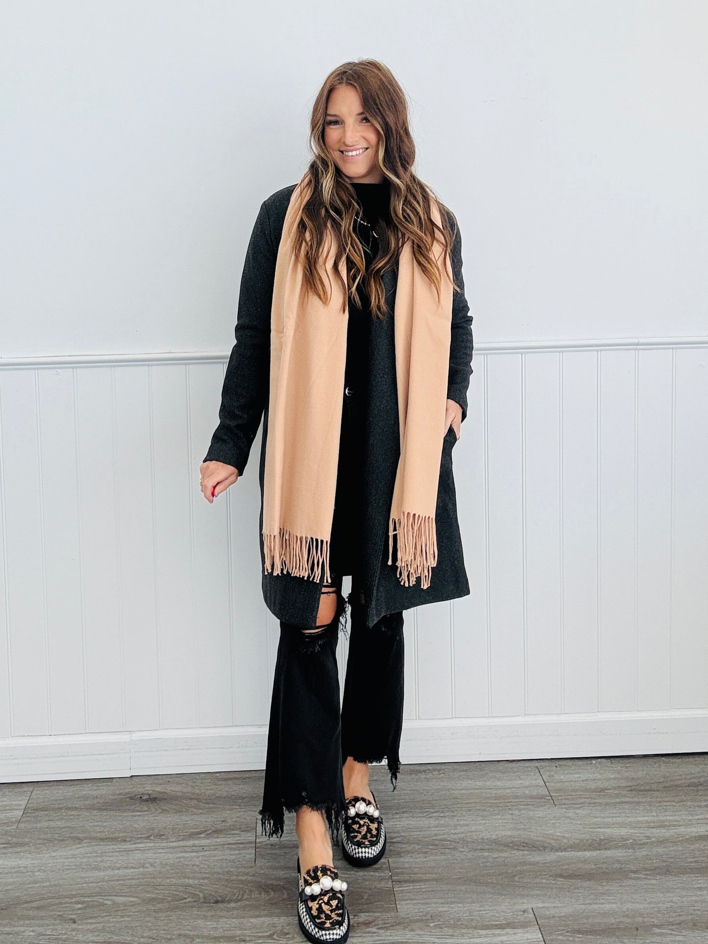 Solid Cashmere Feel Scarf - 6 Colors