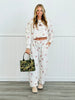 Cream Multi Floral Print Sweatshirt (Reg.)