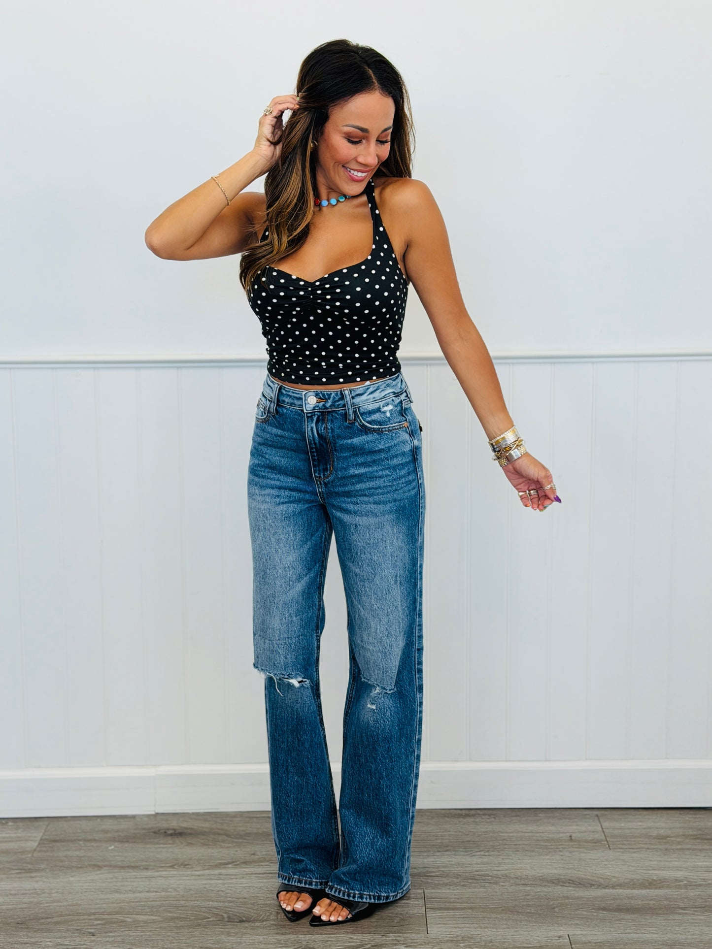 Judy Blue Babe 90's Straight Jeans (Reg. and Plus)