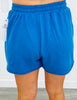 Deep Indigo Half Zip LS Tee & Short Set (Reg.)