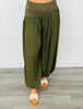 Shirred Harem Pants (Reg.) - 4 Colors