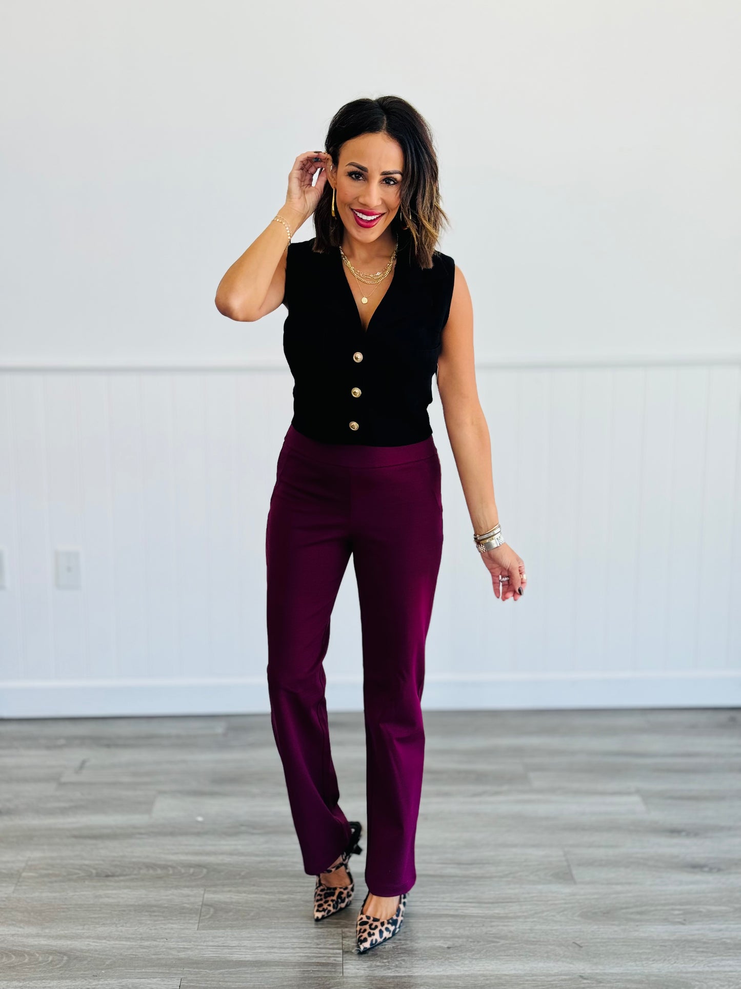 Dear Scarlett Sticking To Business Pants (Reg. & Plus)- 10 Colors