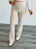 Beige High Waist Pants (Reg)