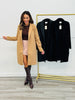 Essential Felt Swing Midi Coat (Reg & Plus)-3 Colors