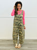 Camo Scoop Back Twill Overalls (Reg.)