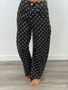 Black Polka Dot Barrel Pants (Reg. and Plus)