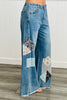 Medium Denim Patchwork Jeans (Reg.)