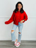 Tomato Red Cardigan (Reg.)