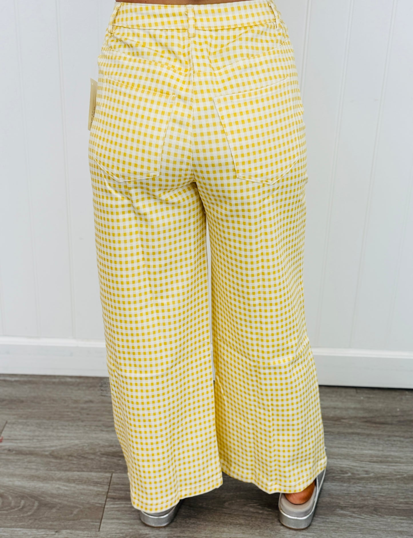 Gingham Straight Leg Pants (Reg.) - 7 Colors
