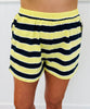 Lemon Striped Pocket Shorts (Reg.)