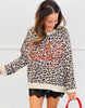 Leopard Print Ciao Sweatshirt (One Size)