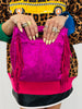 Italian Leather Metallic Crossbody Fringe Bag (2 colors)