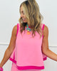 Contrast Trim Sleeveless Top (Reg.) - 2 Colors