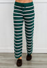 Green/White Striped Sweater Pants (Reg.)