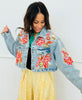 POL Bloom & Shine Beaded Denim Jacket (Reg.)