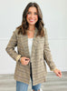 Khaki Lined Plaid Blazer (Reg)