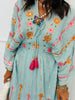 POL Seafoam Goddess Embroidered Mini Dress (Reg.)