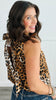 Leopard Satin Halter Top (Reg.)